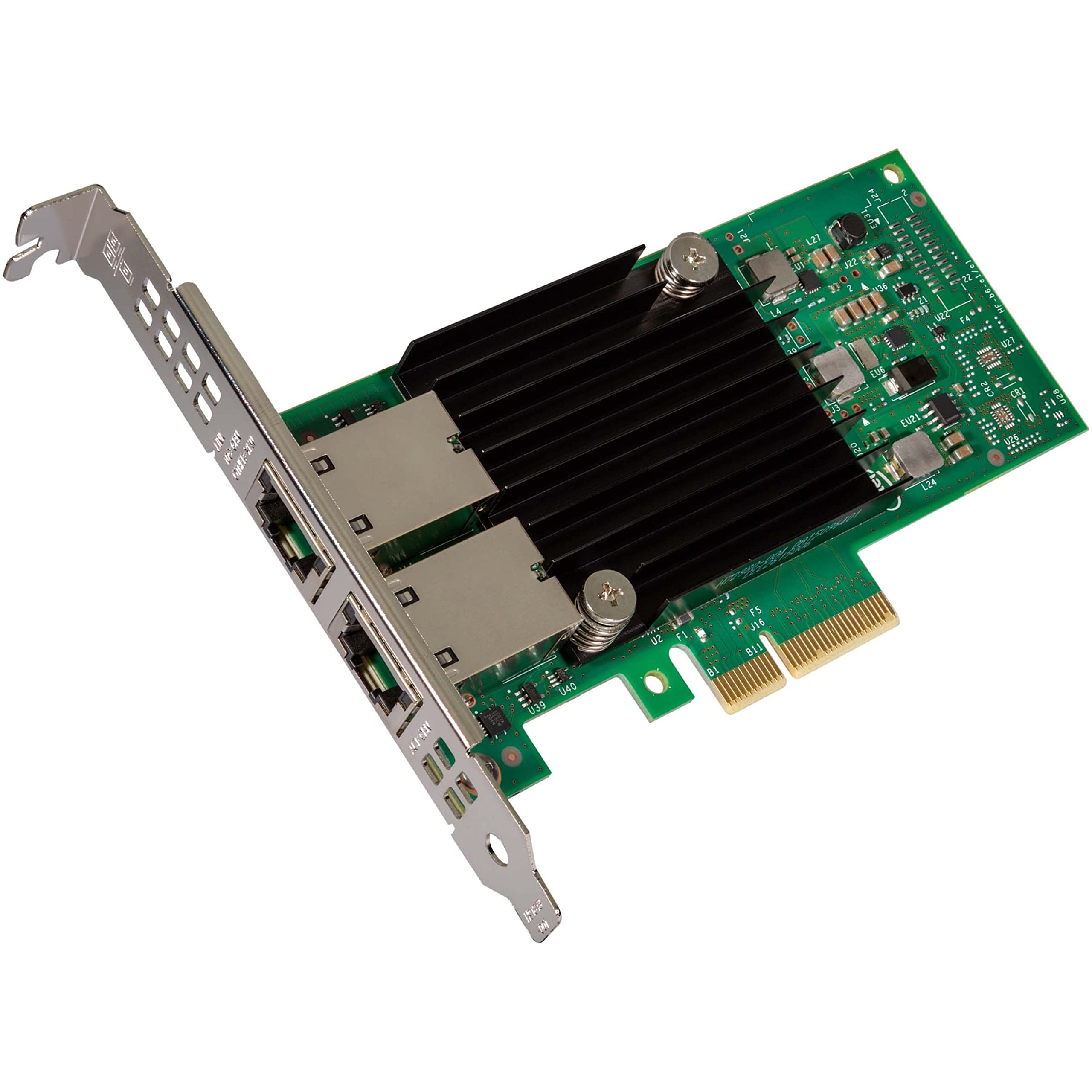 Intel® X550-T2 Ethernet Converged Network Adapter - Dual Port 10GBase-T PCIe Network Card for Servers & Workstations - Ideal for Data Centers, Cloud Computing & High-Speed Networking