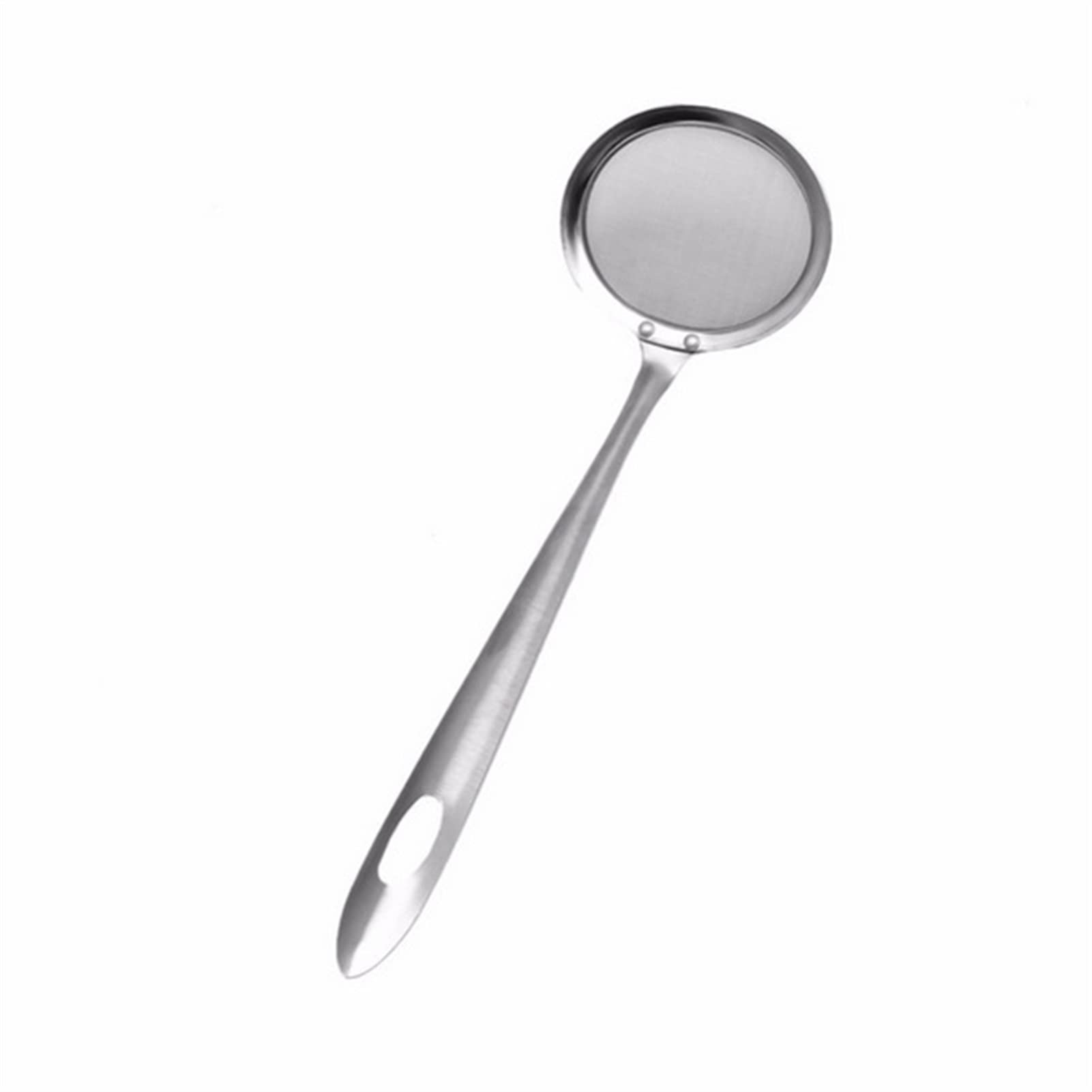 Stainless Steel Kitchen Sifter Colander - Durable Mesh Strainer for Vegetables & Oil Filtering