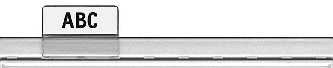 A4 Portrait Card Index Tray - Holds 1300 Cards with 2 Support Plates & Clear File Clips, Light Grey - Innovative Office Organizer for Files, Documents & Index Cards | Perfect for Home, Office & School Organization