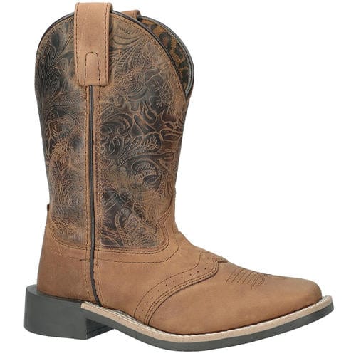 Distressed Brown Leather Kids Boots - Vintage Style Oil-Tanned Ankle Boots for Boys & Girls - Perfect for Outdoor Adventures, School & Play
