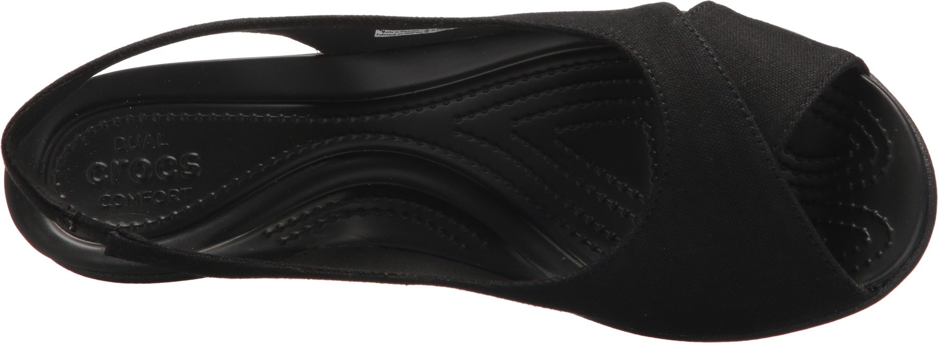 Crocs Women's Leigh Ann Slingback Wedge Sandal - Comfortable & Stylish Casual Shoes for Summer, Beach, and Outdoor Activities