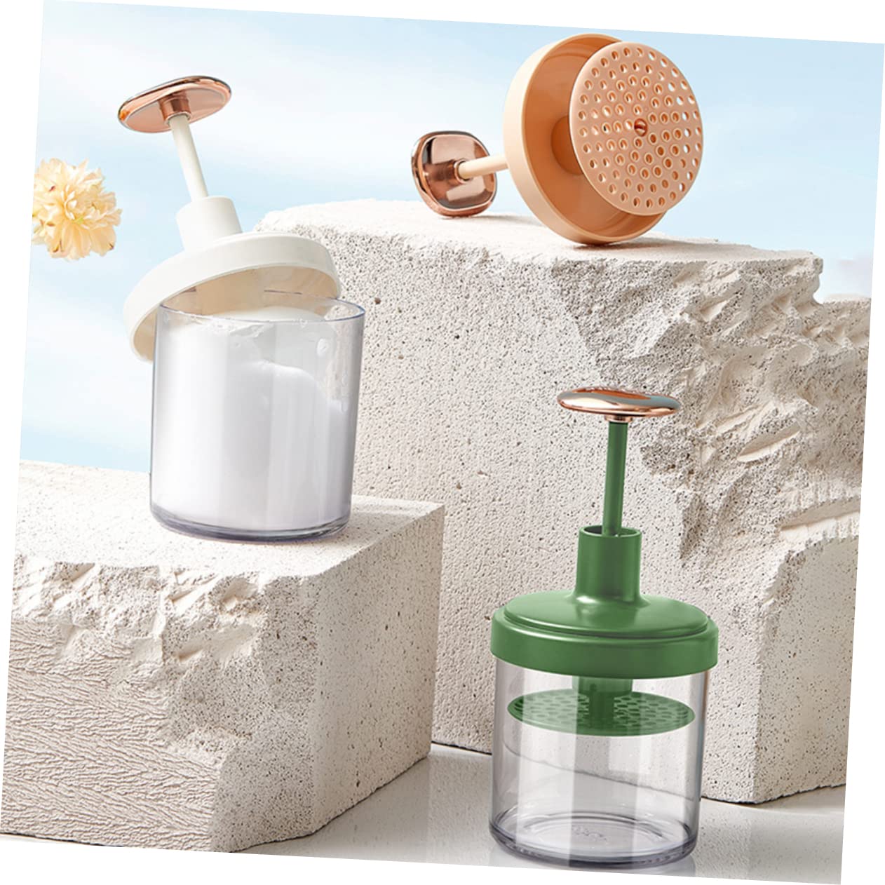 iPetboom Bubbler Travel Cleaning Supplies - Rich Foam Maker for Face & Skin Care, Portable Facial Cleansing Foamer with Gel Bottle | Perfect for Travel, Home & Daily Skincare Routine
