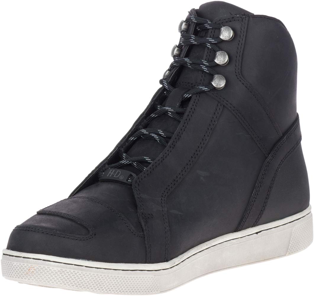 Harley-Davidson Men's Tremont 6.5-Inch Black Leather Motorcycle Boots - Durable Biker Footwear for Riding & Casual Wear - Perfect for Motorcycle Enthusiasts & Outdoor Adventures