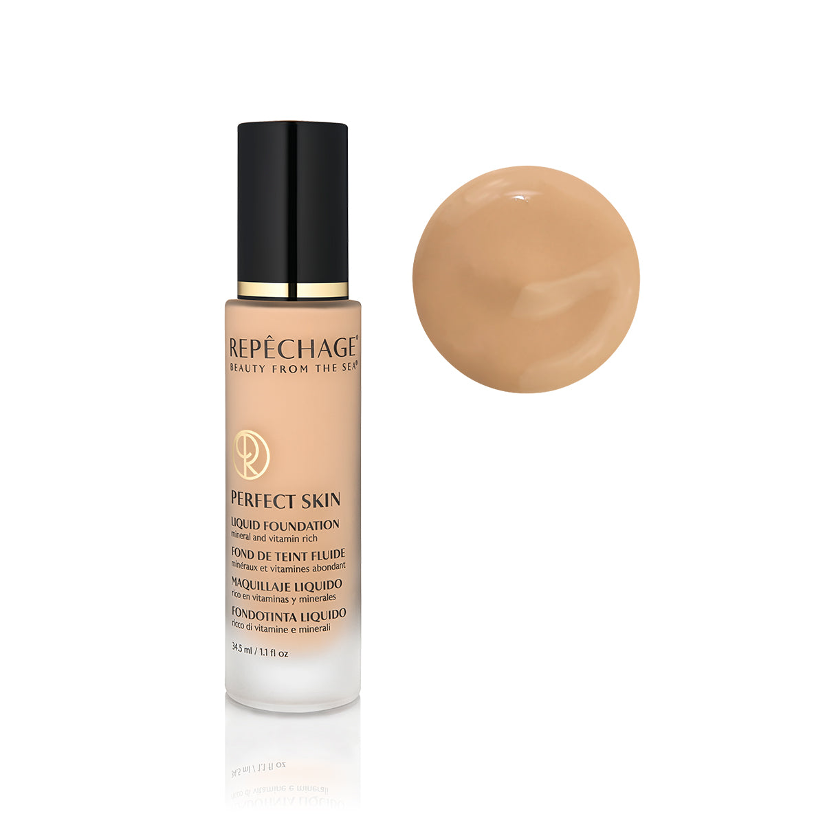Perfect Skin Liquid Foundation - Warm Tone (PS2) | Long-Lasting, Full Coverage Makeup for Flawless Look | Ideal for Daily Wear, Parties & Special Events