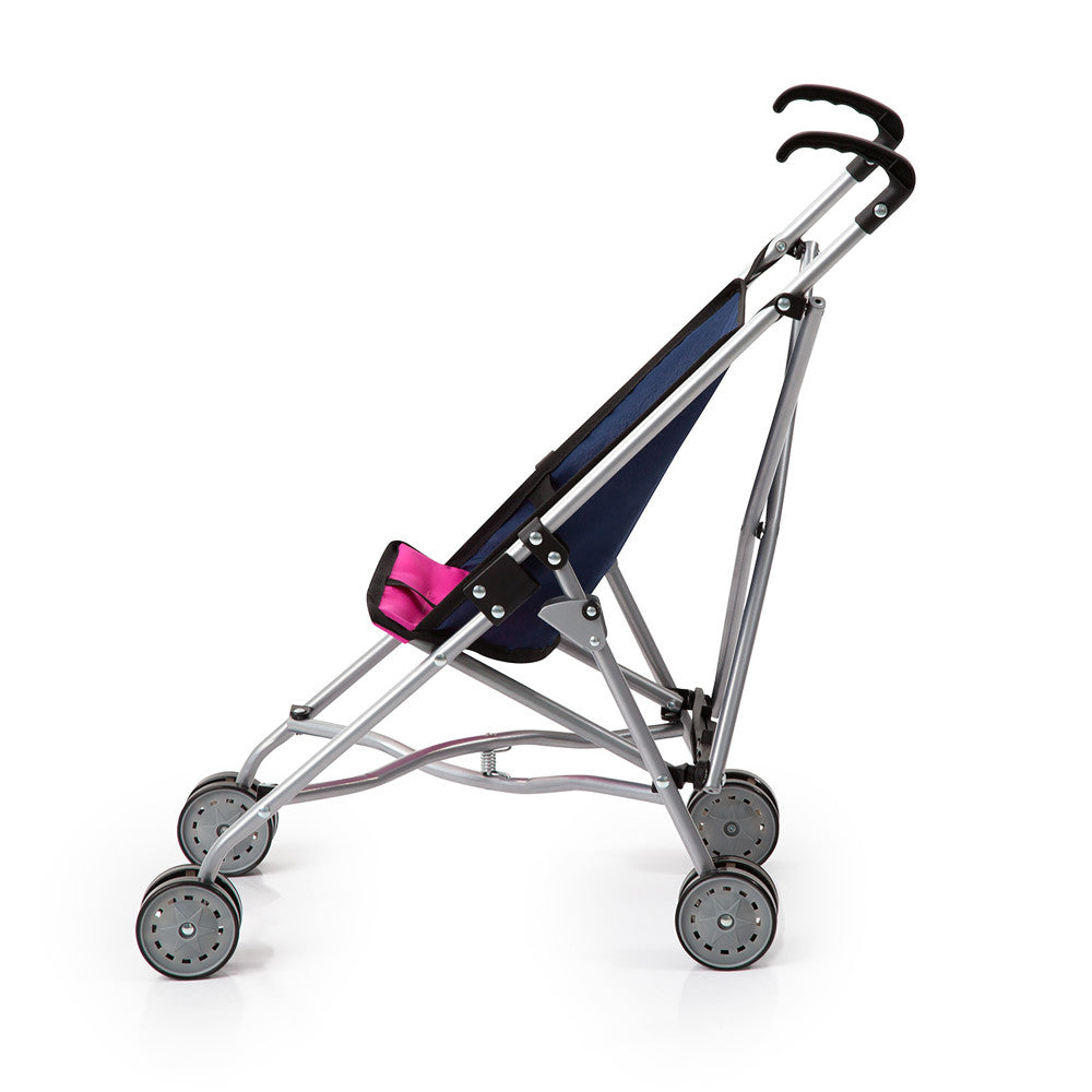 Bayer Deluxe Doll Stroller with Adjustable Umbrella & Safety Belt - Perfect for Toddler Role Play, Indoor & Outdoor Pretend Play, Birthday Gifts for Girls Ages 3-6