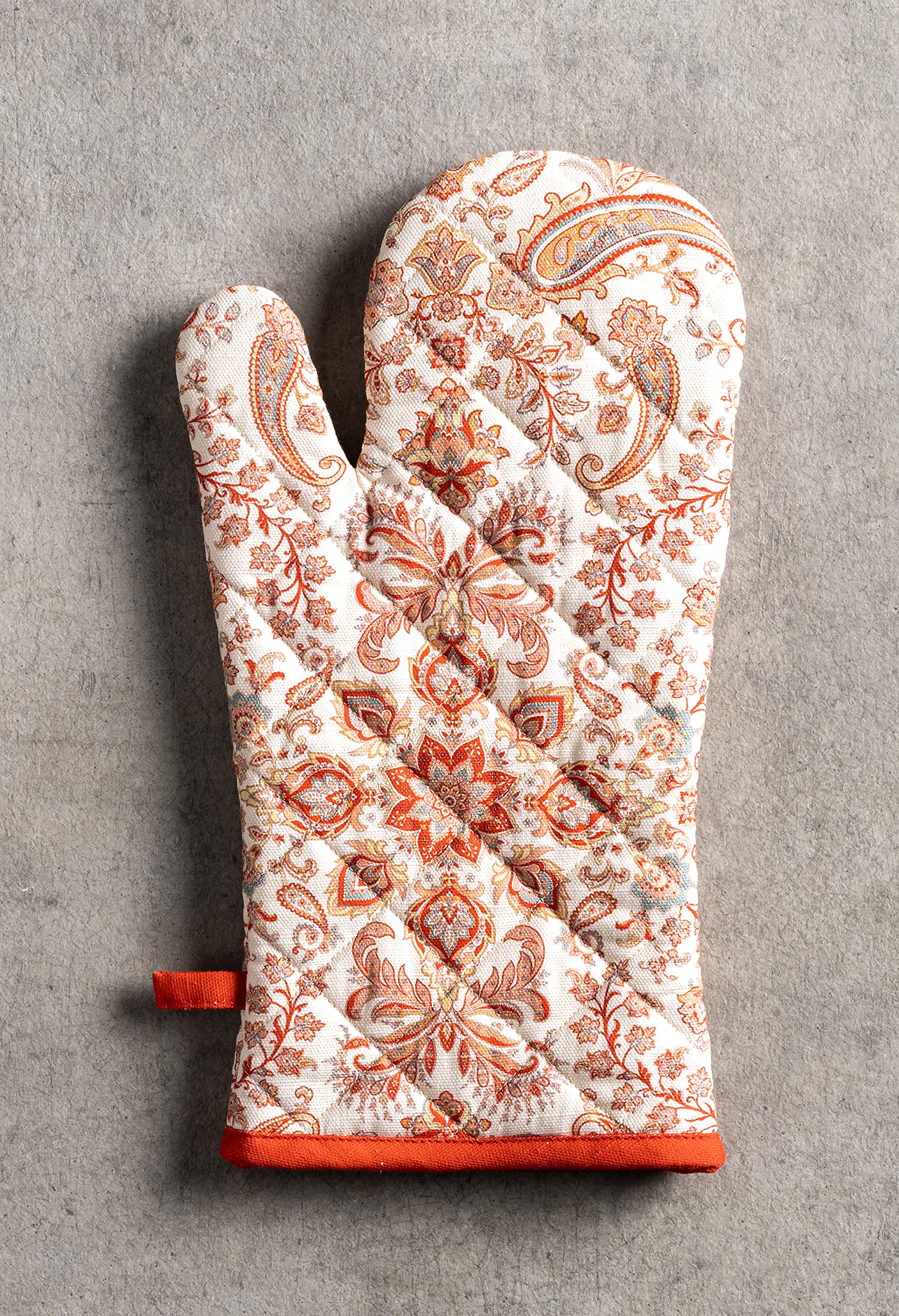 Heat Resistant 100% Cotton Oven Mitts - 7