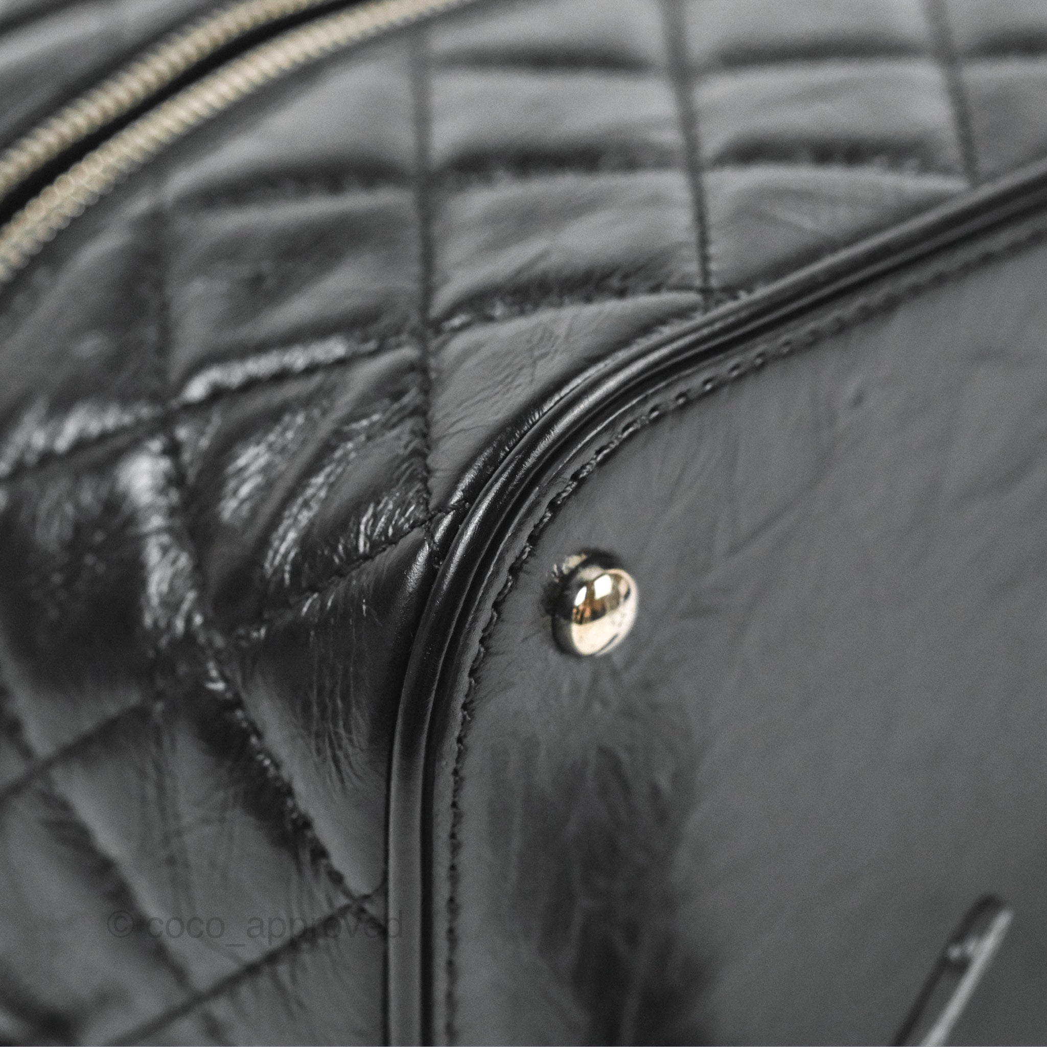 Chanel Aquarium PVC Backpack in Black Crumpled Calfskin with Silver Hardware - Luxury Designer Handbag for Women, Perfect for Travel, Shopping & Everyday Use
