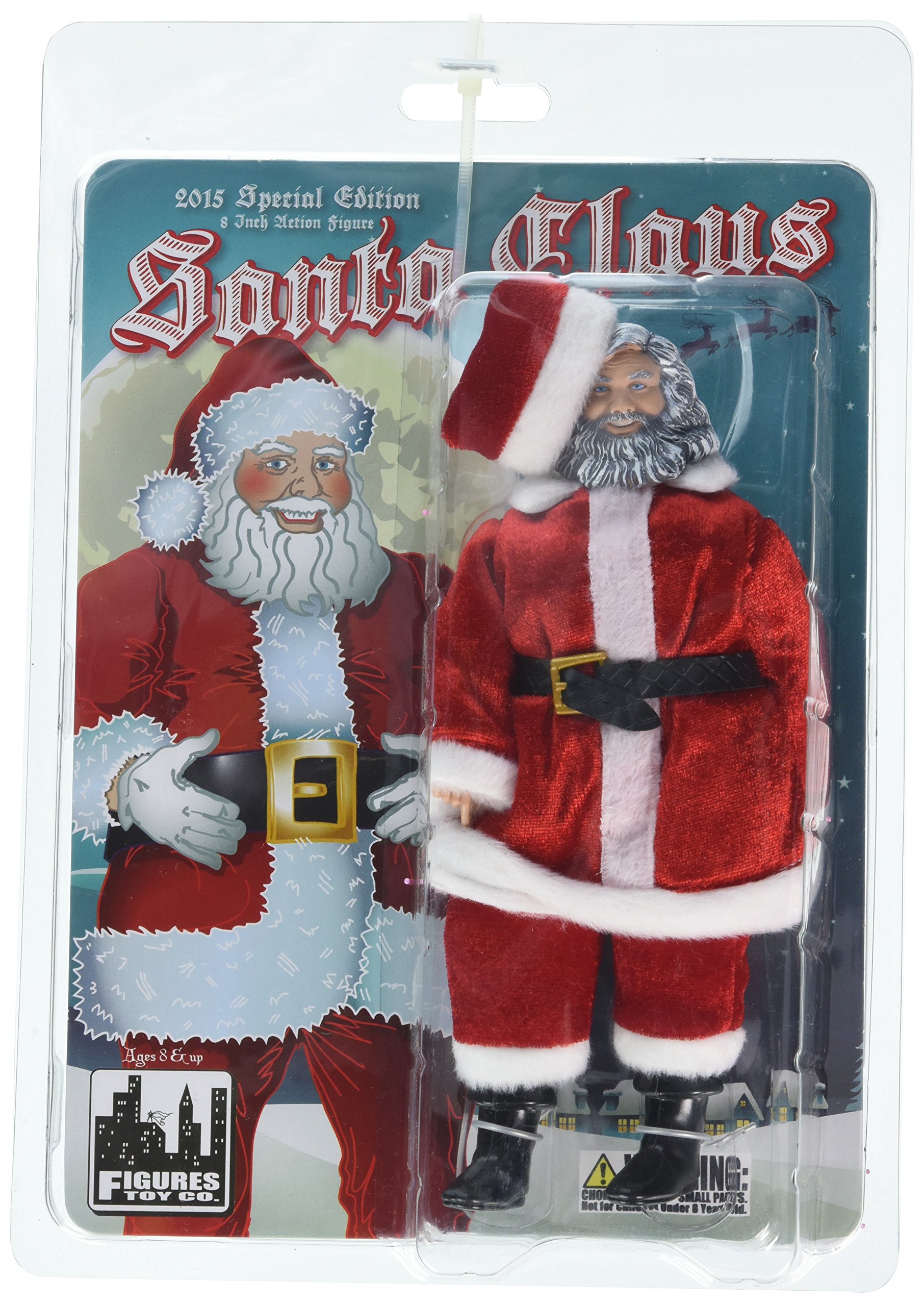 Santa Claus 8 Inch Action Figure - 2015 Collectible Edition | Perfect for Christmas Decorations, Gift Giving & Holiday Displays