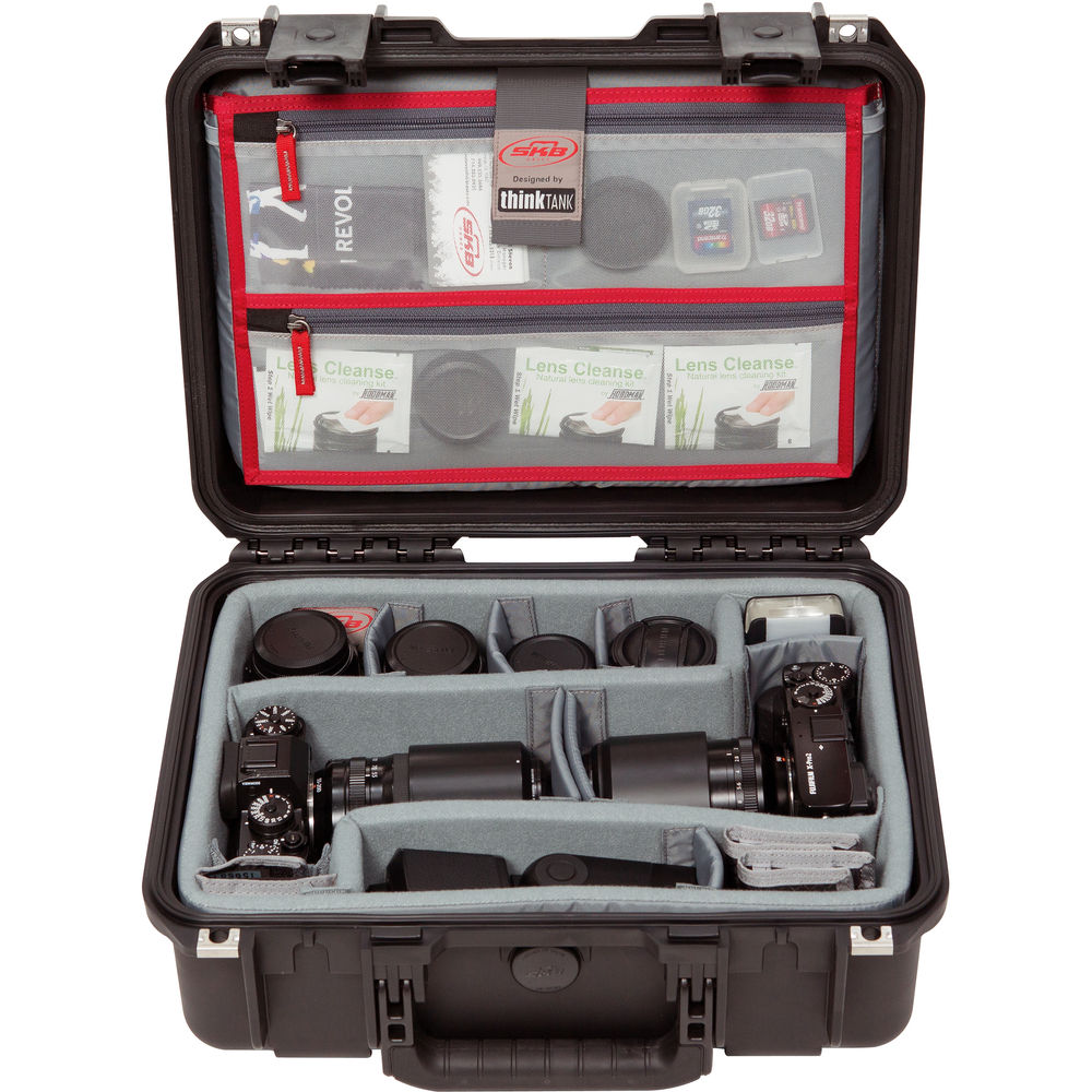SKB iSeries 1510 6 Case with Think Tank Photo Dividers & Lid Organizer - Durable Protective Hard Case for Camera Equipment, Electronics & Gear - Perfect for Travel, Storage & Professional Photography