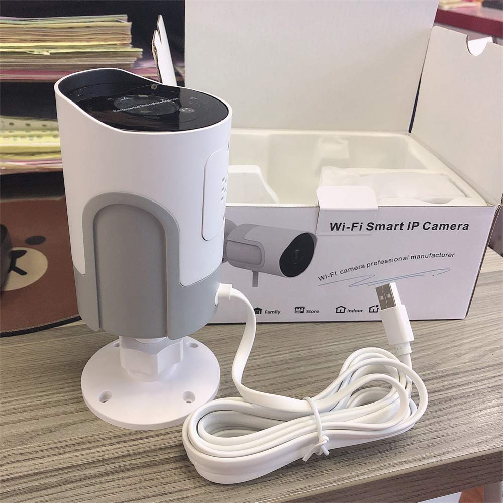 DMNSDD 1080P Outdoor Security Camera with WiFi, Two-Way Audio & Motion Detection - Tuya Smart Life Compatible Wireless IP Camera for Home Surveillance (Ideal for Monitoring Front Yard, Backyard & Driveway)