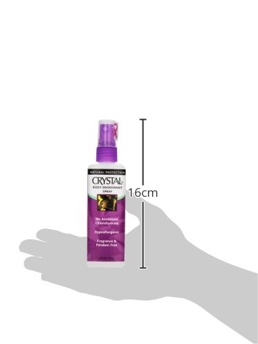 Crystal Body Deodorant Spray - 4 fl oz | Natural & Long-Lasting Odor Protection | Perfect for Gym, Travel & Daily Use
