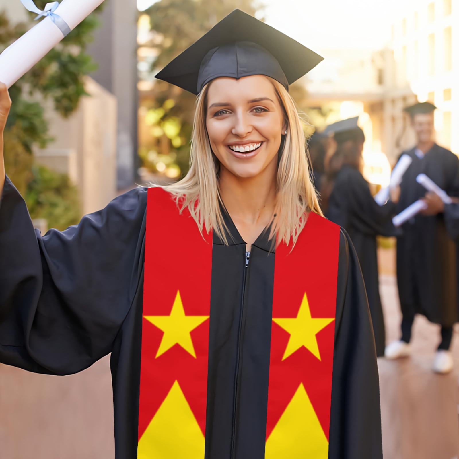 Tigray Region Flag Graduation Sash 2024 - 72 Inch Ethiopian Cultural Stole for Adults - Perfect for Graduation Ceremonies, Cultural Events & Pride Celebrations