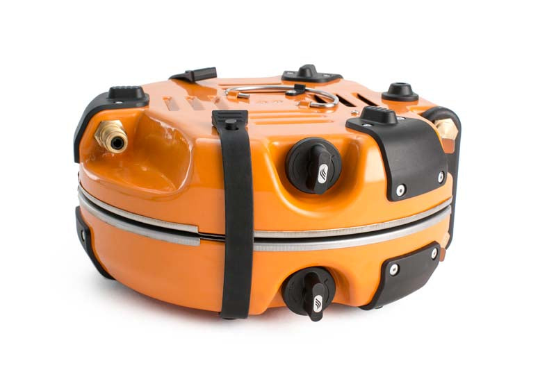 Jetboil Genesis 2 Basecamp System - Portable Camping Stove with 2 Burners, Orange | Perfect for Backpacking, Hiking & Outdoor Cooking Adventures