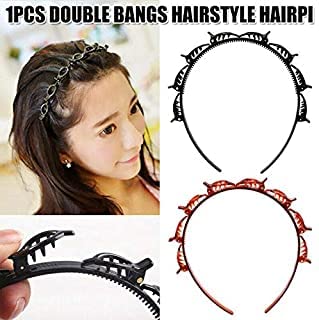 Shyam Creation Hair Bands & Braid Tools Set - 4 Pack Hair Clips & Barrettes for Women & Girls with Thin or Thick Hair | Perfect for School, Workout, Party & Daily Styling