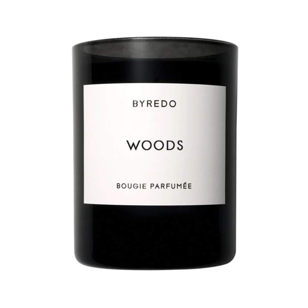 Byredo Woods Scented Candle 8.4oz (240g) - Premium Aromatic Soy Wax Candle for Home, Spa & Relaxation - Luxury Scented Candle for Bedroom, Bathroom & Meditation