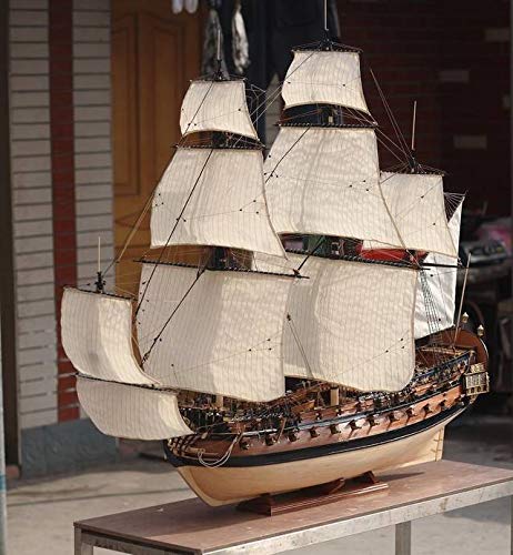 INGERMANLAND 1715 Model Ship Kit - 1/50 Scale Wooden Ship Model - 1304mm (51.3
