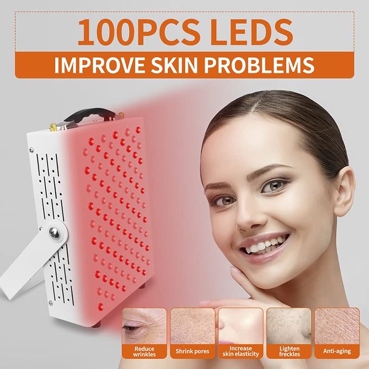 Red Light Therapy Panel (R Mini Series) - Portable LED Light Therapy Device for Skin Rejuvenation & Pain Relief - Perfect for Home, Gym, and Spa Use