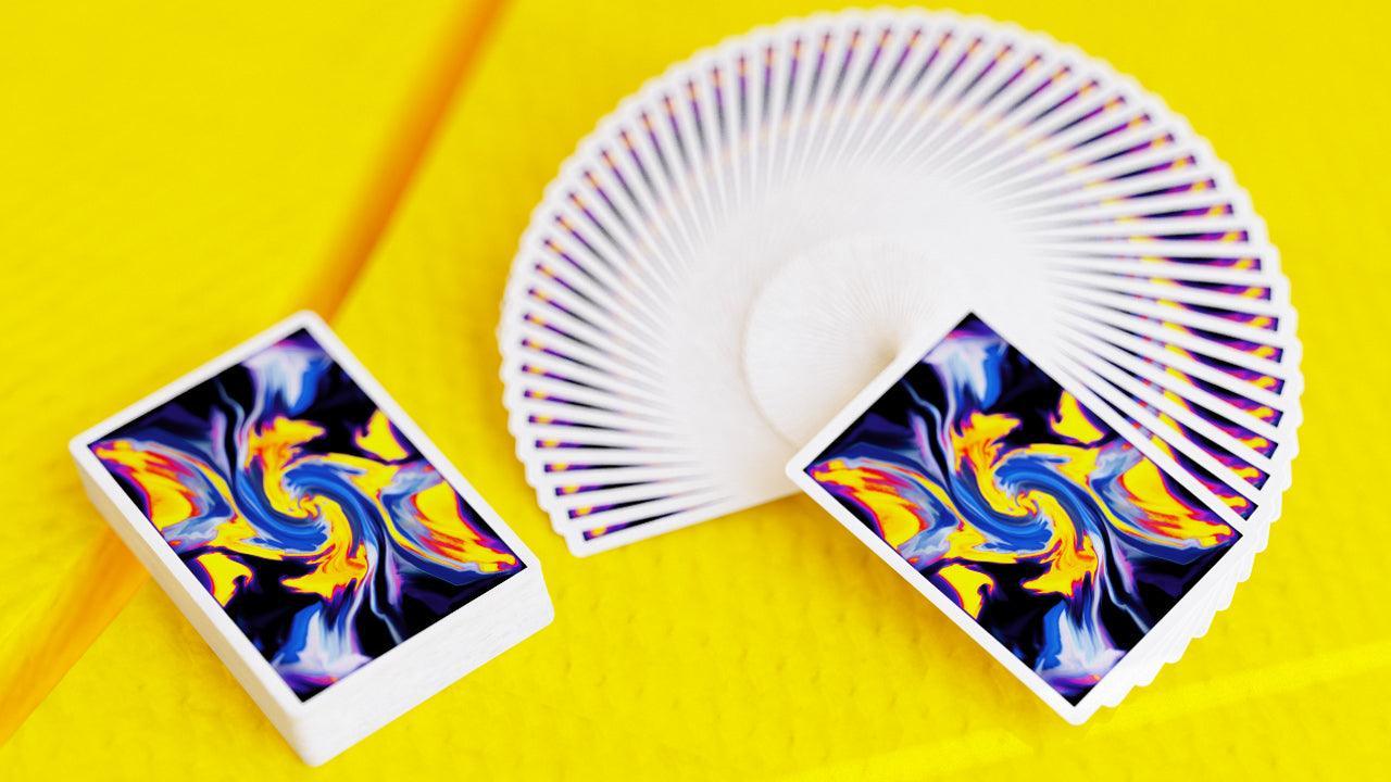 Premium Ultra Diablo Blue Playing Cards - High-Quality Poker Cards for Magic Tricks, Cardistry & Casino Games - Perfect for Parties, Poker Nights & Professional Performances