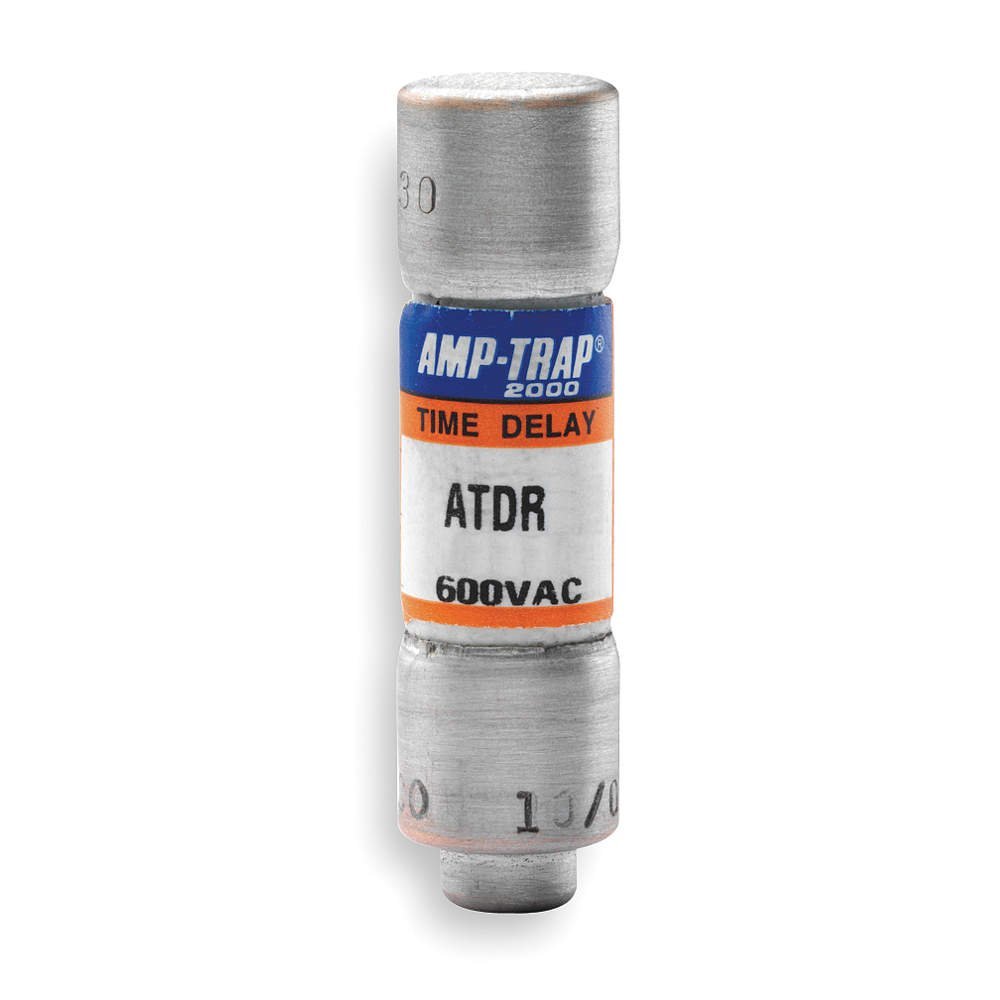 Mersen ATDR3 600V 3A Time Delay Fuse - 10 Pack - Slow Blow Fuse for Electronics, Appliances, and Industrial Equipment - Perfect for Circuit Protection in HVAC, Power Supplies, and Motors