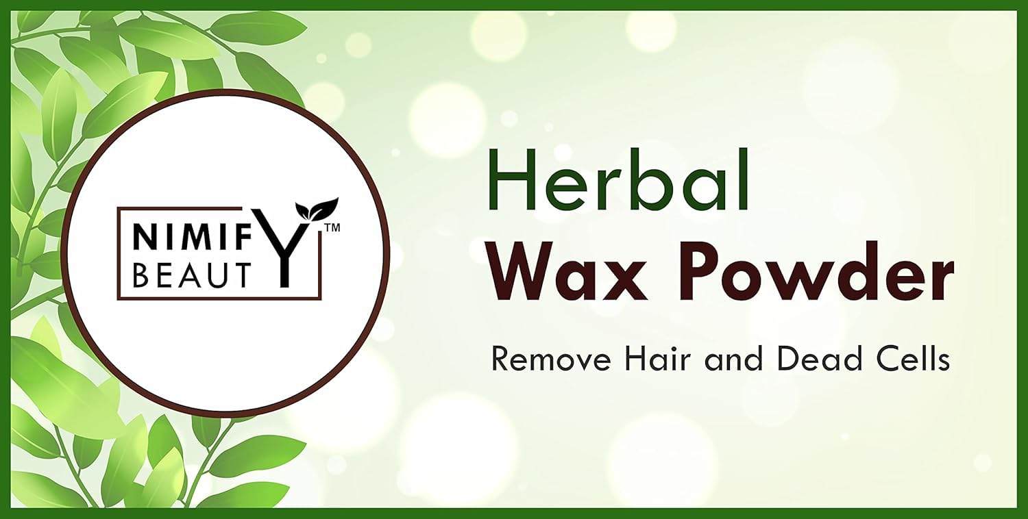 Wax Powder Hair Removal for Women - Smooth Skin & Painless Hair Removal Kit (Pack of 1) | Ideal for Legs, Arms, Bikini Line & Facial Hair at Home