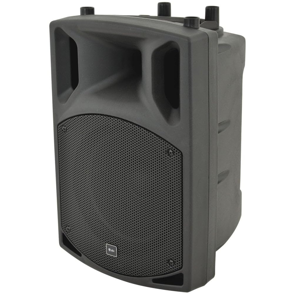 QTX QX Series Active Moulded Bluetooth Speakers - 300W Max Power, 178.753UK - Perfect for Home Theater, Parties & Outdoor Events