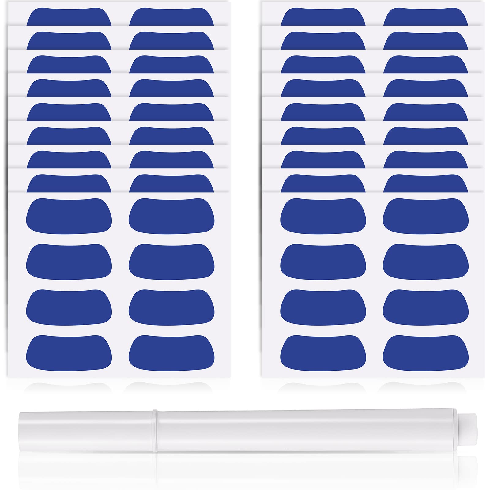 Breathable Sports Eye Black Stickers & Strips with Free White Pencil - Perfect for Baseball, Football, Softball Games & Training | Game Day Essential for Athletes & Fans