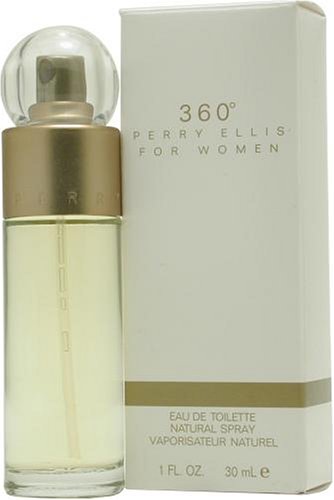 Perry Ellis 360 Women's Eau De Toilette Spray - 1 oz Floral Fragrance for Everyday Wear & Special Occasions