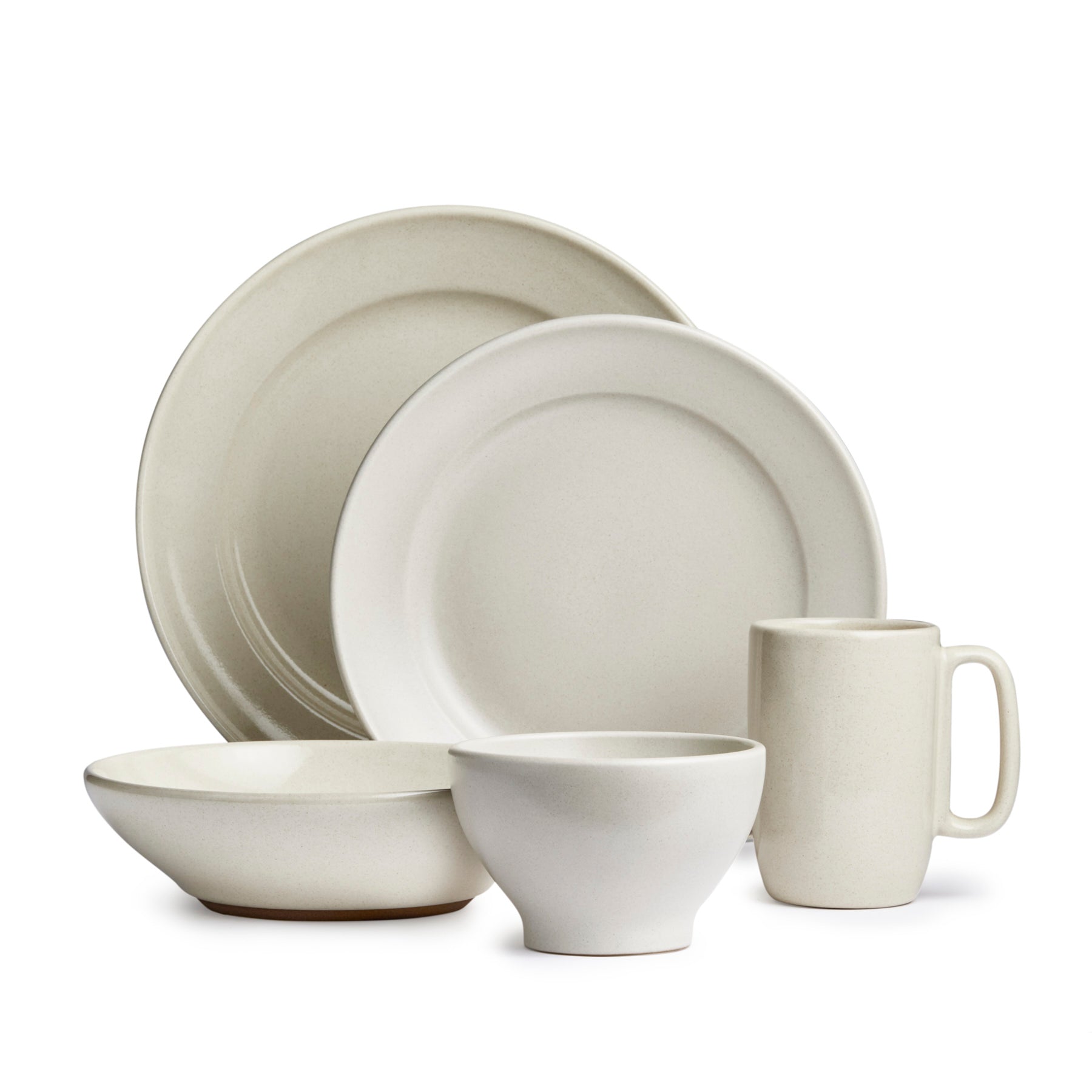 Eunice 16-Piece Dinnerware Set - Porcelain Plates, Bowls, Cups & Saucers for Everyday Use, Dishwasher & Microwave Safe - Perfect for Family Dinners, Parties & Restaurant Style Dining
