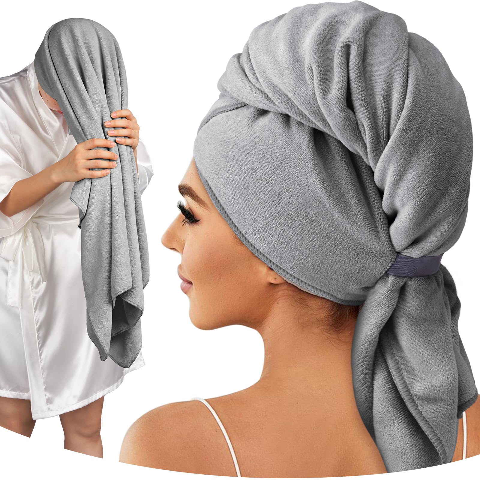 Umisleep 100% Microfiber Hair Towel Wrap - 41