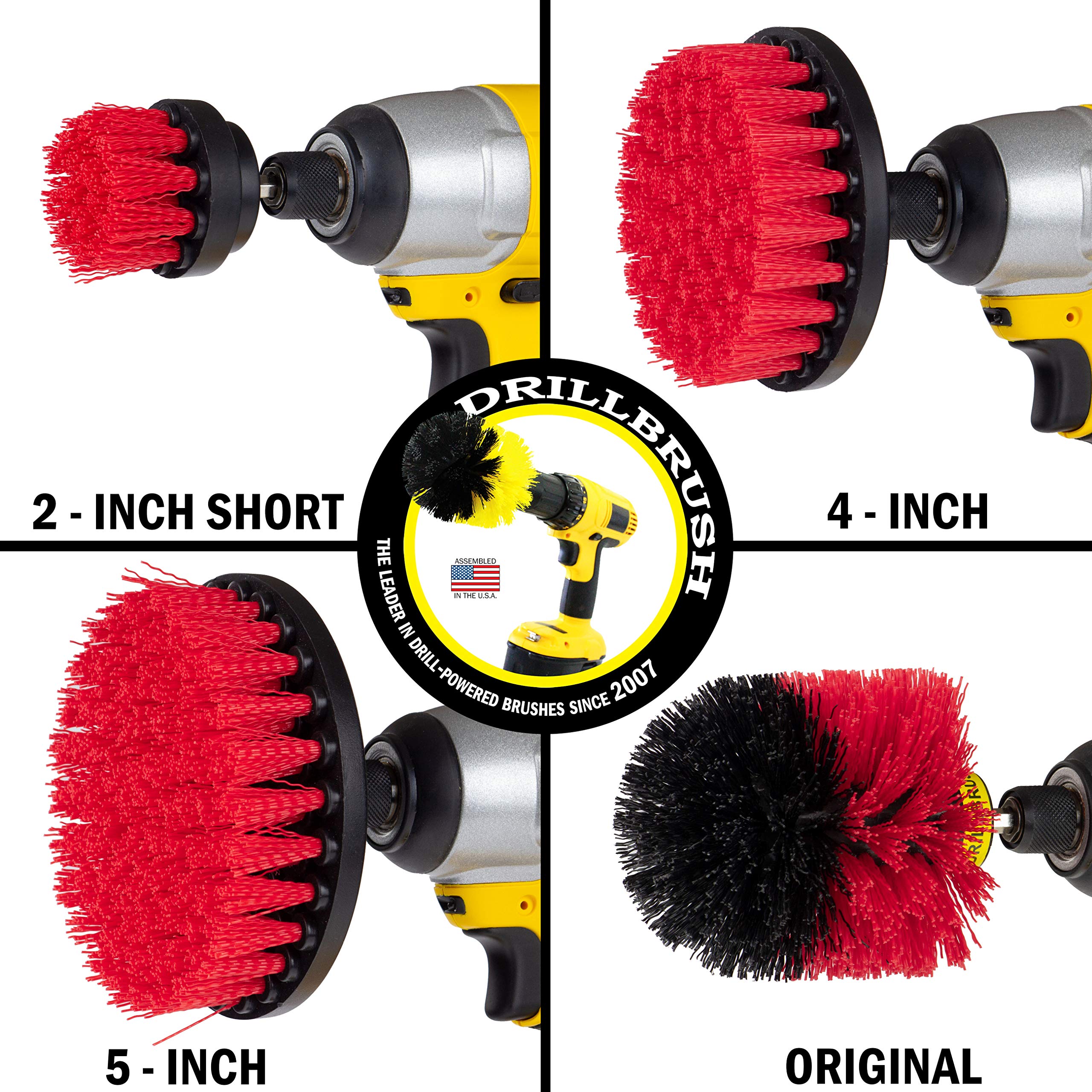**Outdoor Cleaning Brush Set for Fountain, Patio, Fire Pit, Concrete & Grout – Heavy-Duty Scrub Brush for Granite, Headstone & Garden Statues – Perfect for Home, Yard & Restoration Projects**