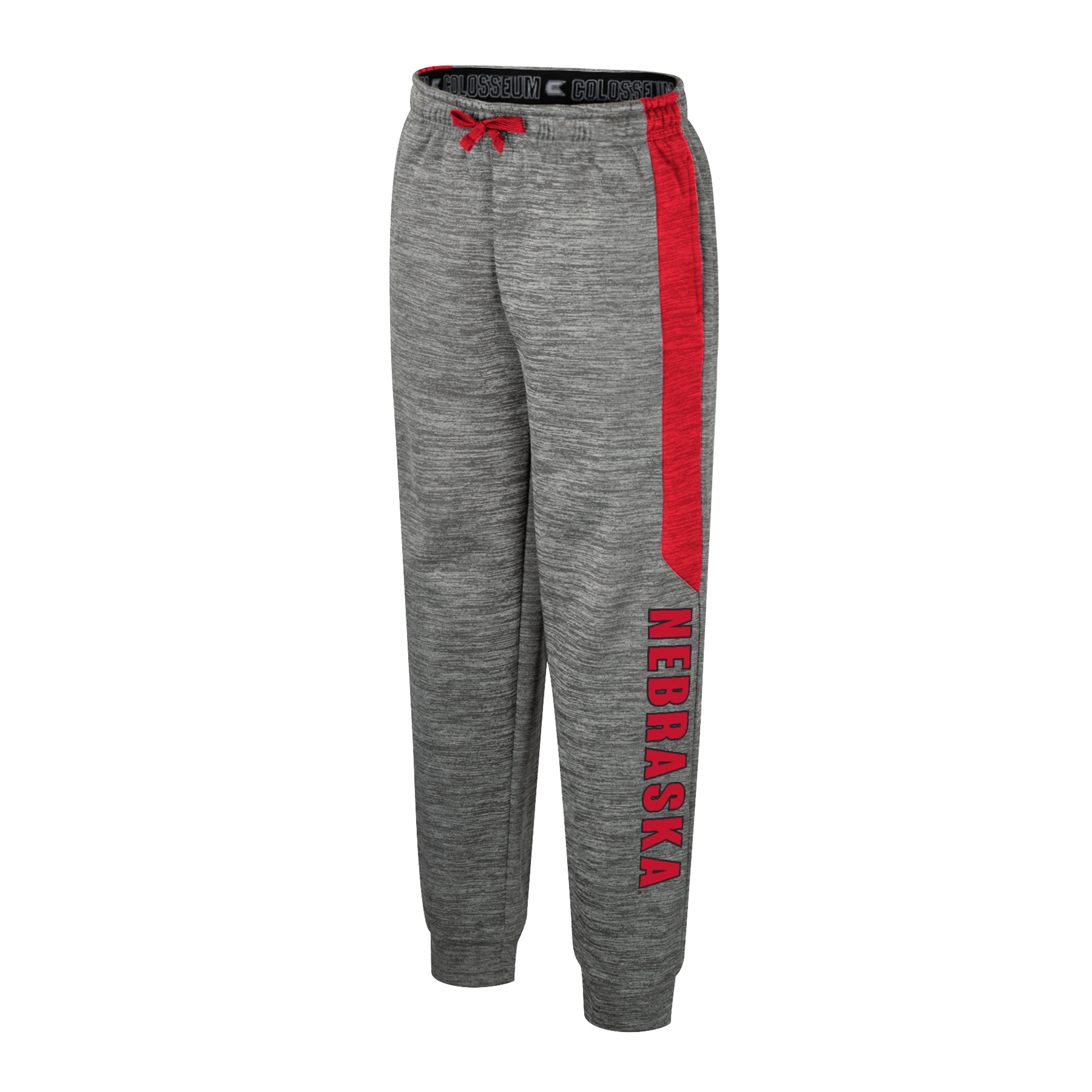 Boys' Nebraska Huskers Youth Rylos Fleece Pants - Warm & Comfortable Fleece-Lined Sweatpants for Kids - Perfect for Football Games, School & Winter Playdates