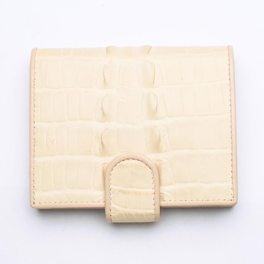 Luxury White Pearl Crocodile Leather Women's Wallet - Elegant Designer Clutch Purse for Everyday Use & Special Occasions
