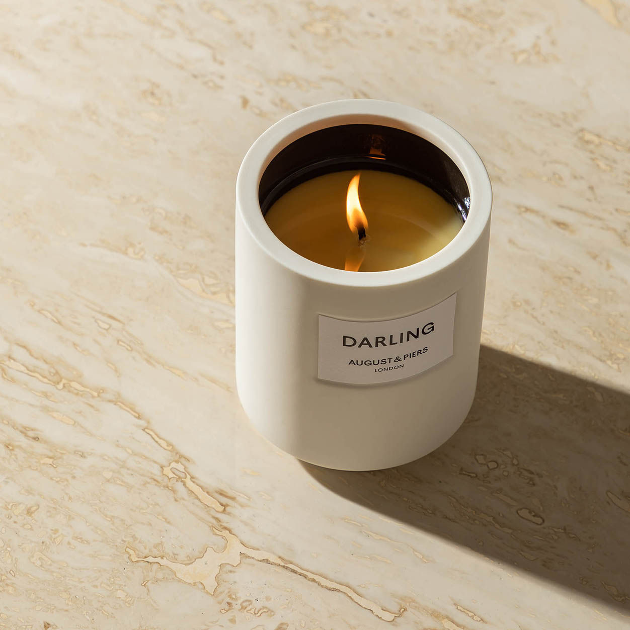 August And Piers Darling Scented Candle - Romantic Home Decor & Gift for Valentine's Day, Anniversary, Wedding - Perfect for Relaxation & Aromatherapy