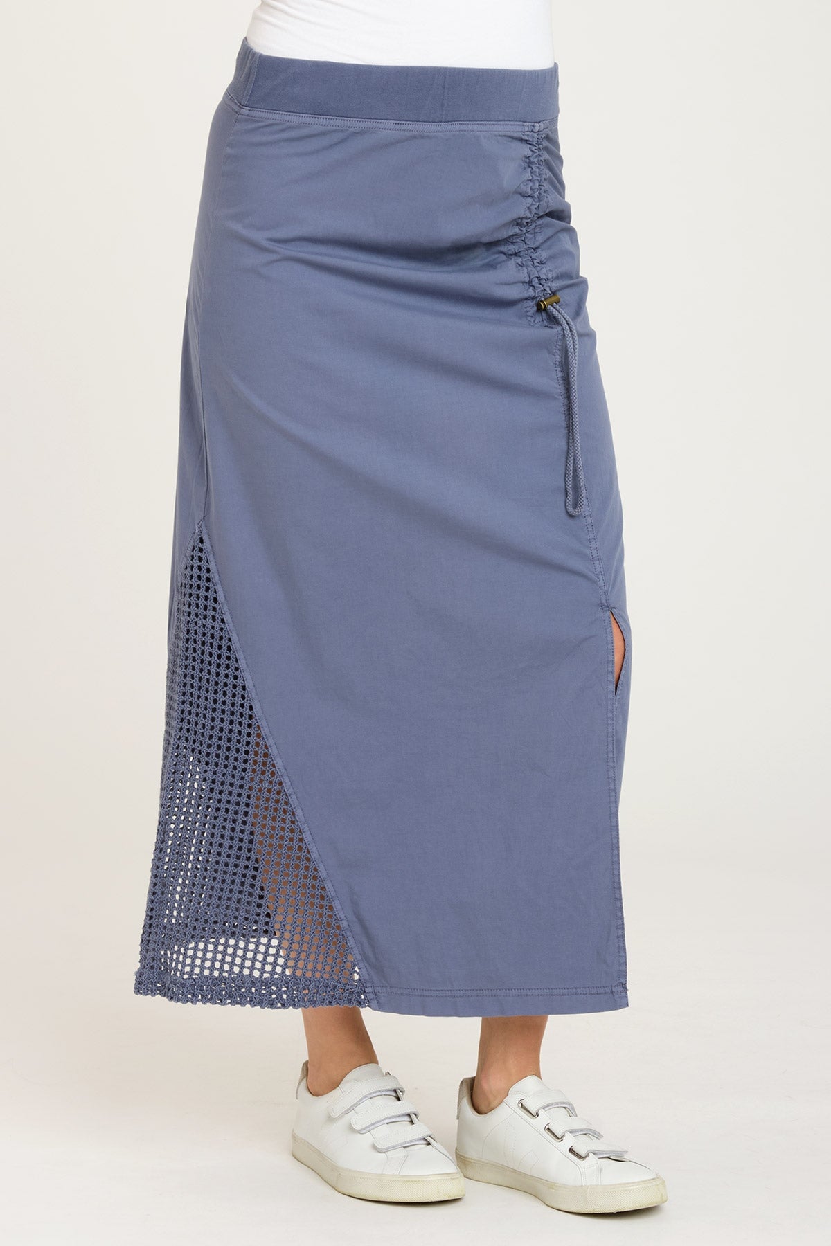 Rorelle Skirt - Hypnotic Pigment Flowy Midi Skirt for Women | Elegant A-Line Design, Comfortable Stretch Fabric | Perfect for Parties, Dates & Office Wear
