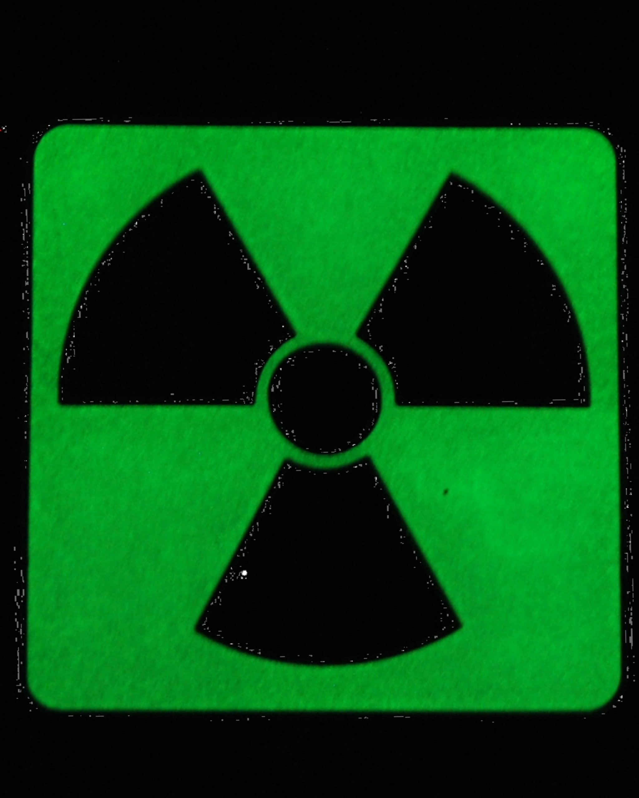 Glow in the Dark Radioactive Morale Patch with Hook and Loop Fastener - High Visibility Military & Tactical Gear for Night Operations, Airsoft, and Outdoor Adventures