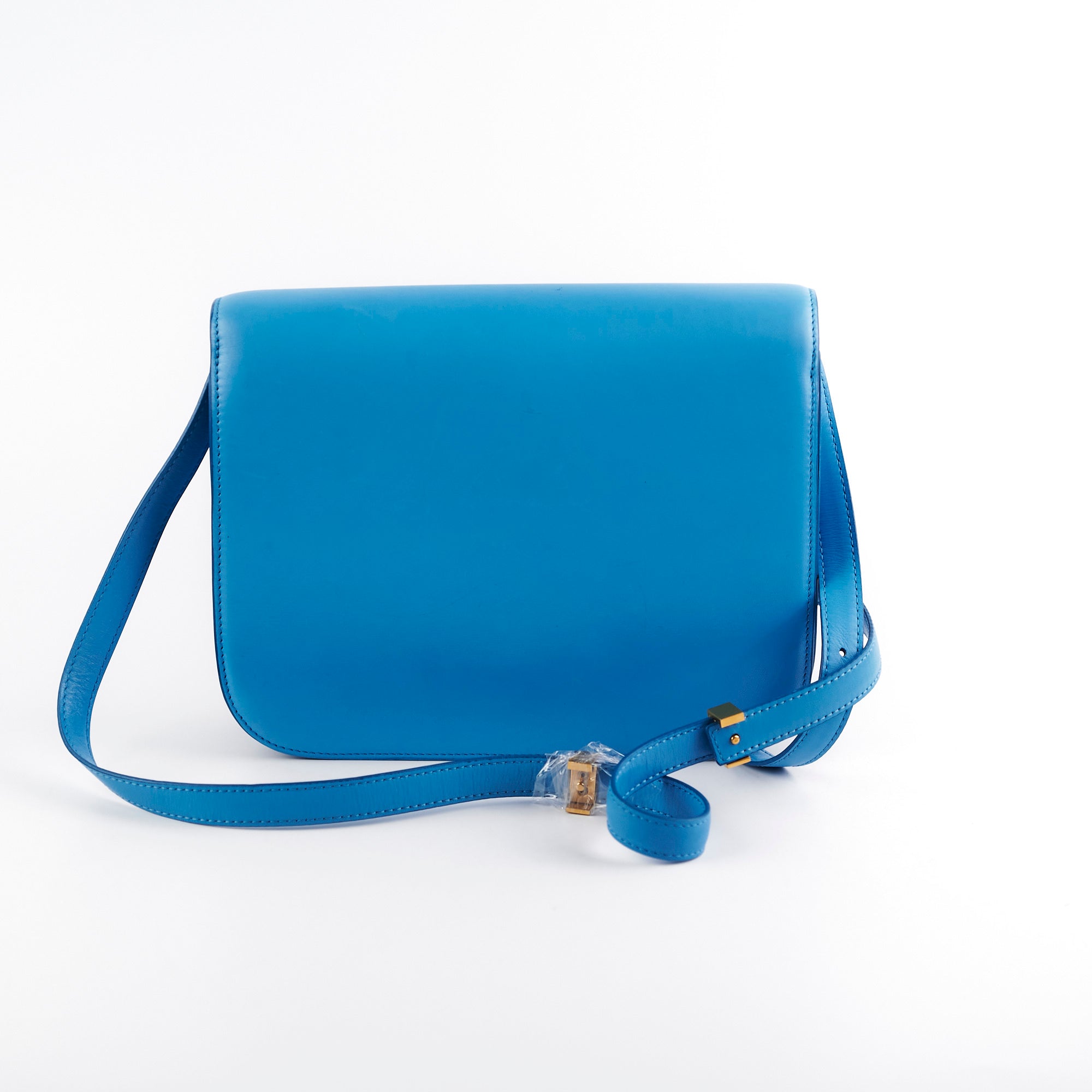 Celine Medium Aqua Blue Box Crossbody Bag - Luxury Leather Shoulder Purse for Women | Perfect for Date Night, Office & Travel