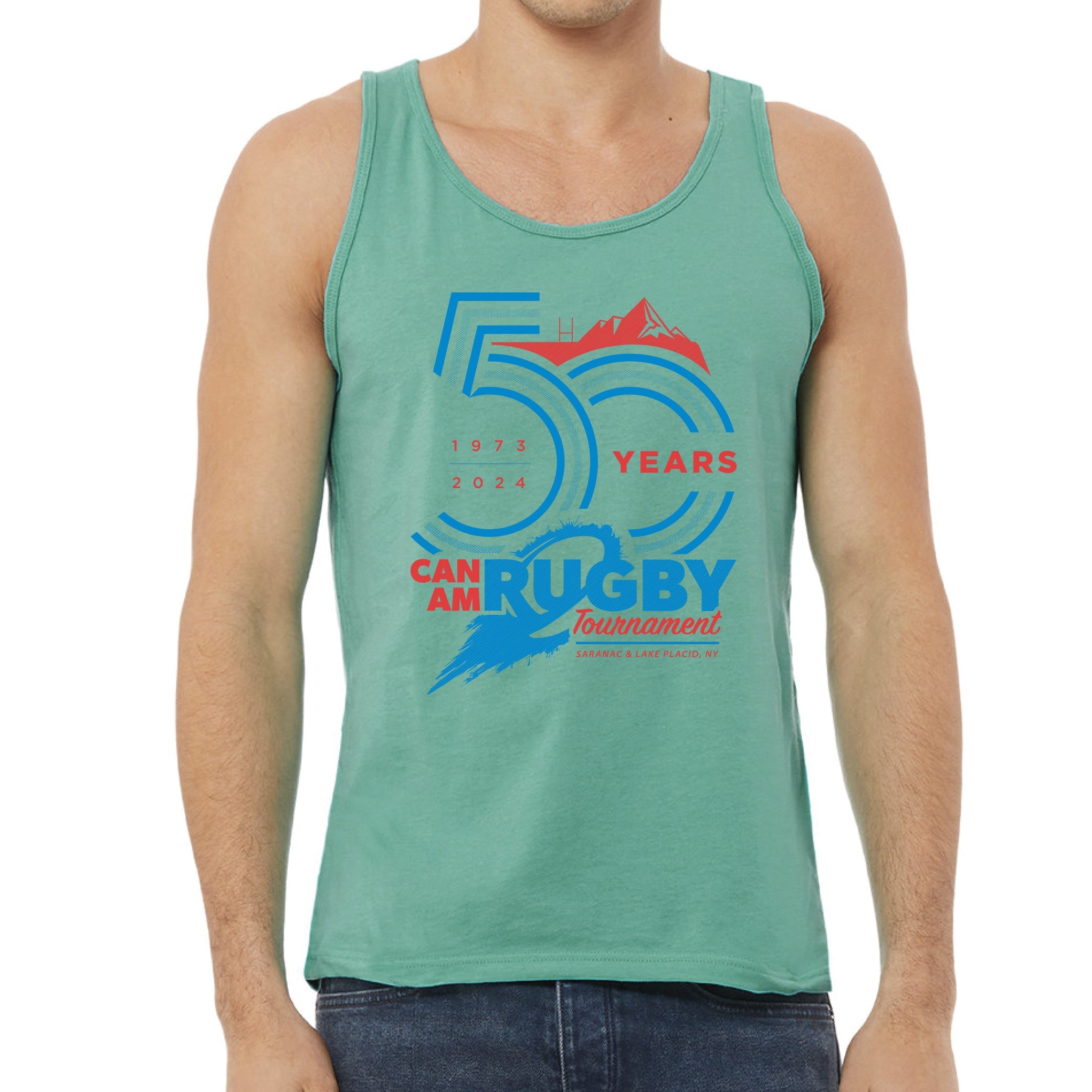Can Am Rugby 2024 Unisex Tank Top - Breathable Athletic Shirt for Men & Women - Perfect for Rugby, Gym, Workouts & Casual Wear
