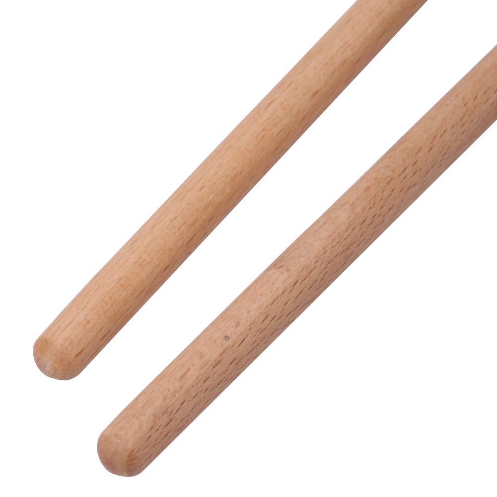 Premium 2-Piece Drum Mallets with White Felt Heads - Professional Percussion Sticks for Timpani, Snare Drums & Orchestral Performances - Ideal for Musicians, Band Practice & Live Concerts