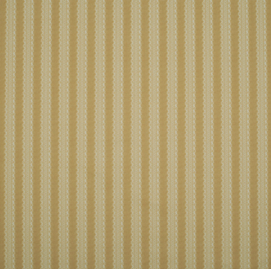 Premium Torchon Stripe Linen Fabric - Mustard Yellow for Home Decor, Table Runners & DIY Crafts