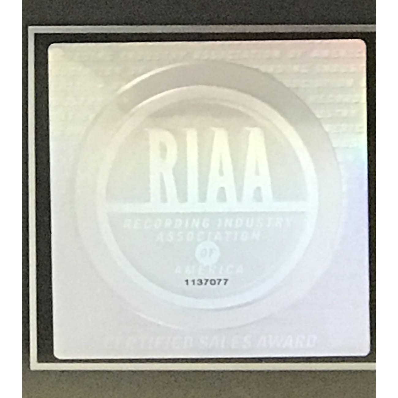 Garth Brooks Special 100M Multi Platinum RIAA Award - Rare Collectible Music Memorabilia for Country Fans & Display