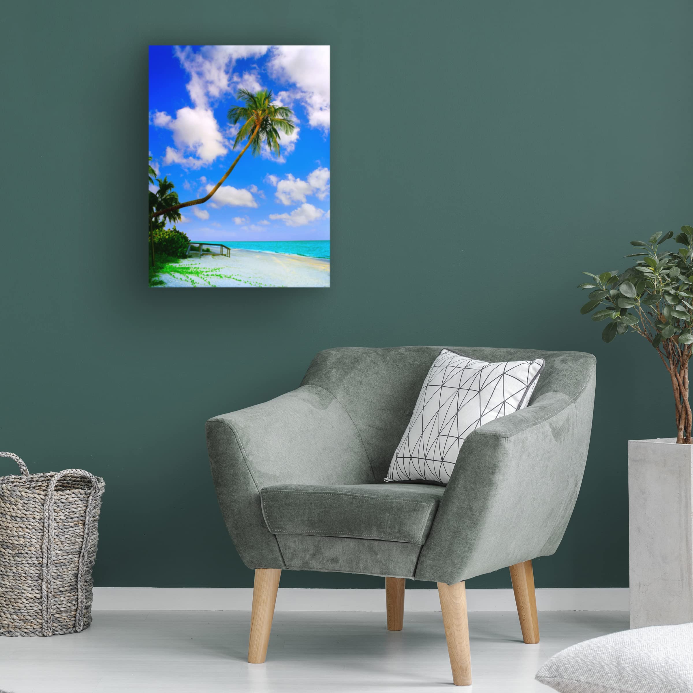 Jack Reed 'Sanibel Island' Canvas Wall Art Print - Coastal Beach Landscape Painting for Living Room, Bedroom & Office Decor | Trademark Fine Art Collection