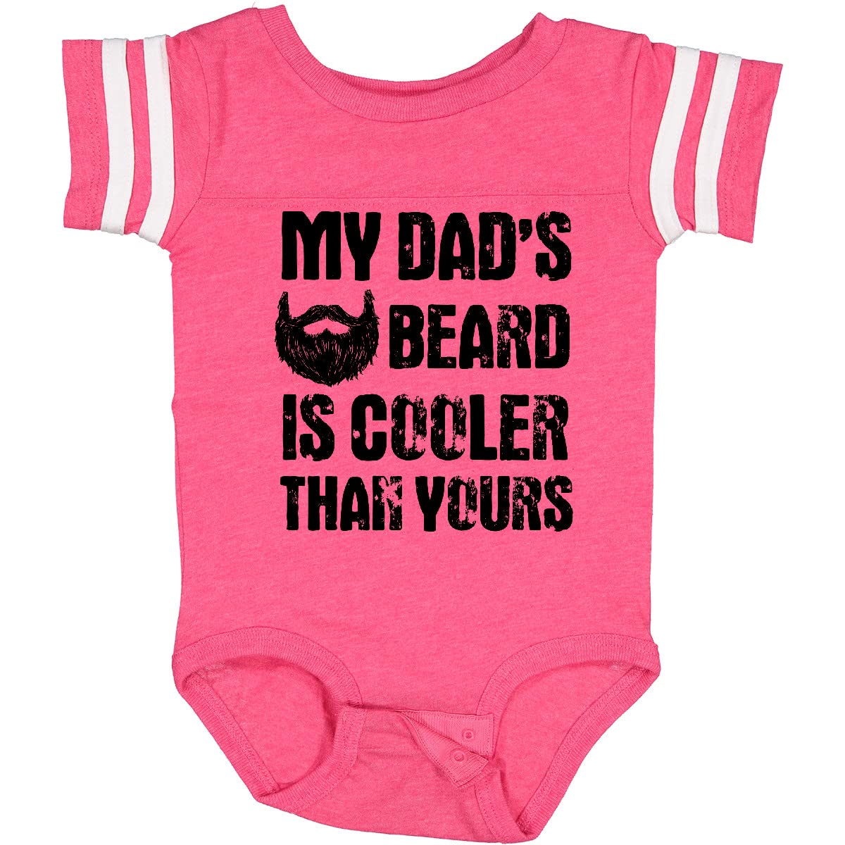 My Dad's Beard Is Cooler Baby Bodysuit - Funny Infant Outfit