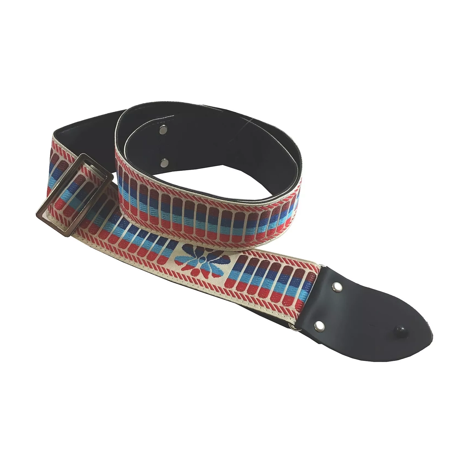 D'Andrea Ace Vintage Reissue Guitar Strap - Authentic Leather Strap for Electric & Acoustic Guitars - Perfect for Performances, Studio Recording & Travel