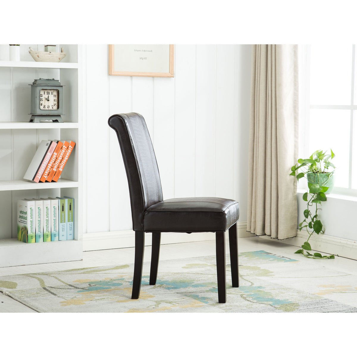 Algarve Parson Chair Set of 2 - Modern Upholstered Dining Chairs for Kitchen, Dining Room & Breakfast Nook - Comfortable & Stylish Seating Solution