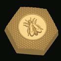 Natural Honeybee Soap Mold for Handmade Soap Making - DIY Candle & Bath Bomb Molds - Perfect for Crafting, Gifts & Home Spa Decor
