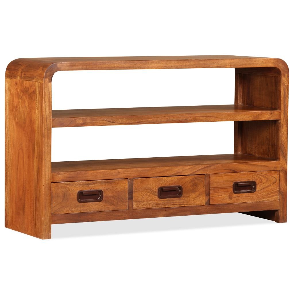 EBTOOLS Wooden TV Stand with Storage - Modern TV Cabinet for Living Room, Bedroom & Home Entertainment - Perfect for Organizing Media Devices & Decor