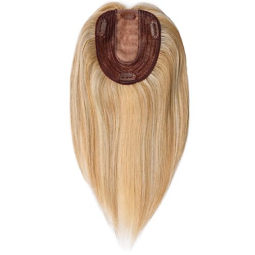 No Bangs-#12P613 Golden Brown mix Bleach Blonde