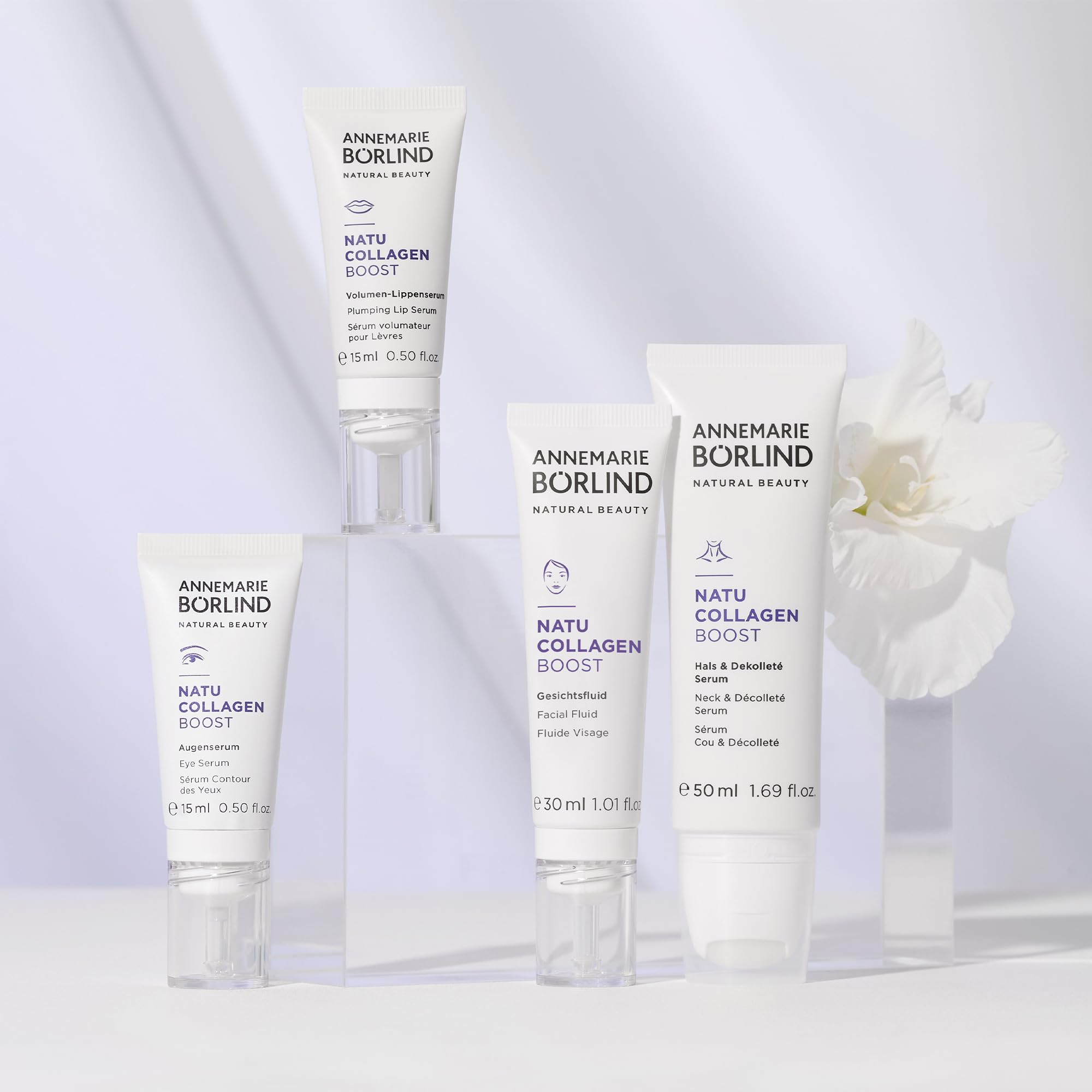 ANNEMARIE BÖRLIND NATU COLLAGEN Eye Serum - Firming & Brightening Under Eye Treatment with Botanical Collagen & Plant Protein | Dark Circle & Puffiness Reduction | 0.5 Fl Oz | Perfect for Morning & Night Skincare Routine
