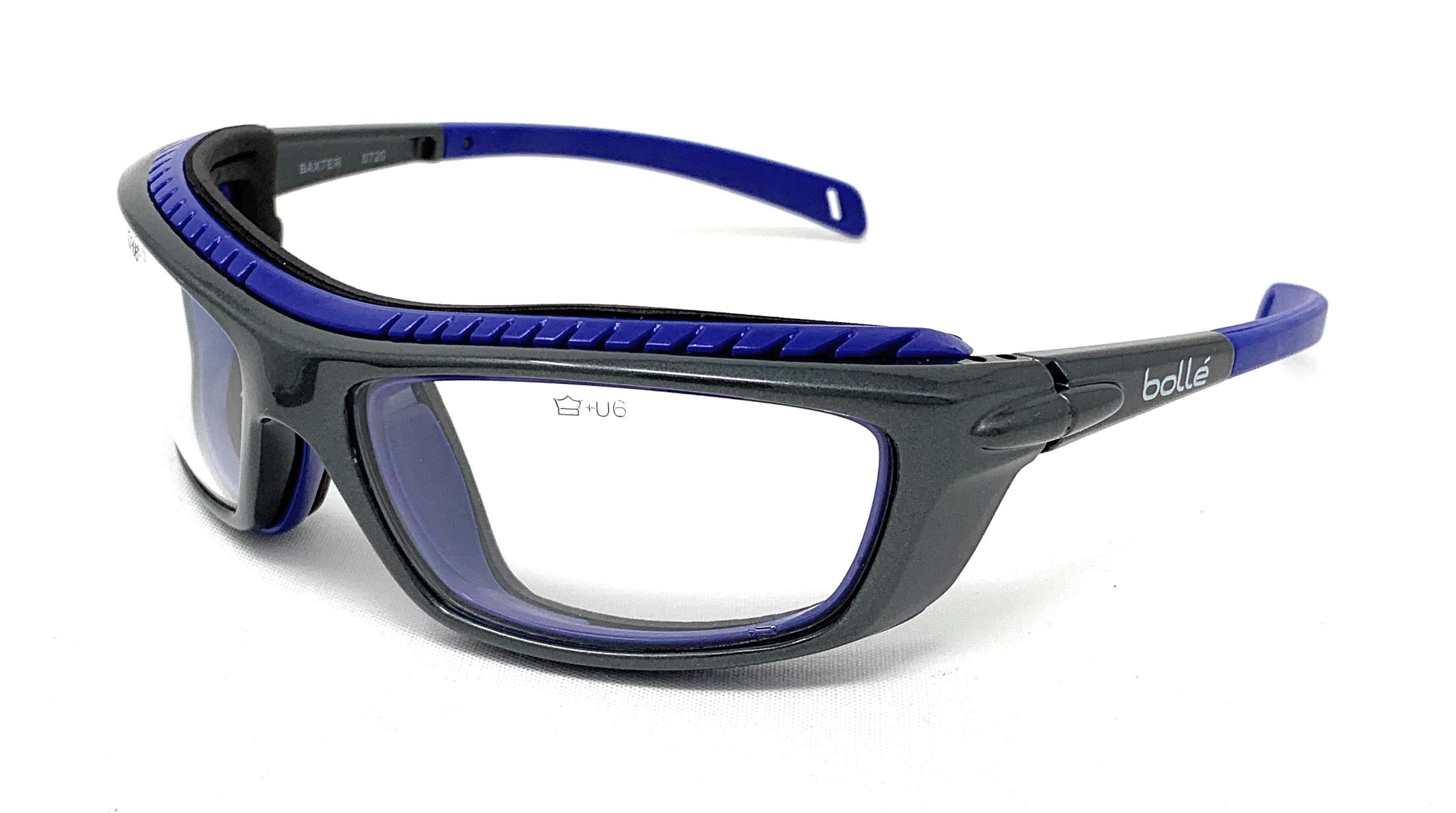 BOLLE SAFETY Baxter Series Safety Glasses - Clear Lens with Platinum Anti-Fog & Anti-Scratch Coating (Model 40276) | Perfect for Construction, Woodworking, and DIY Projects