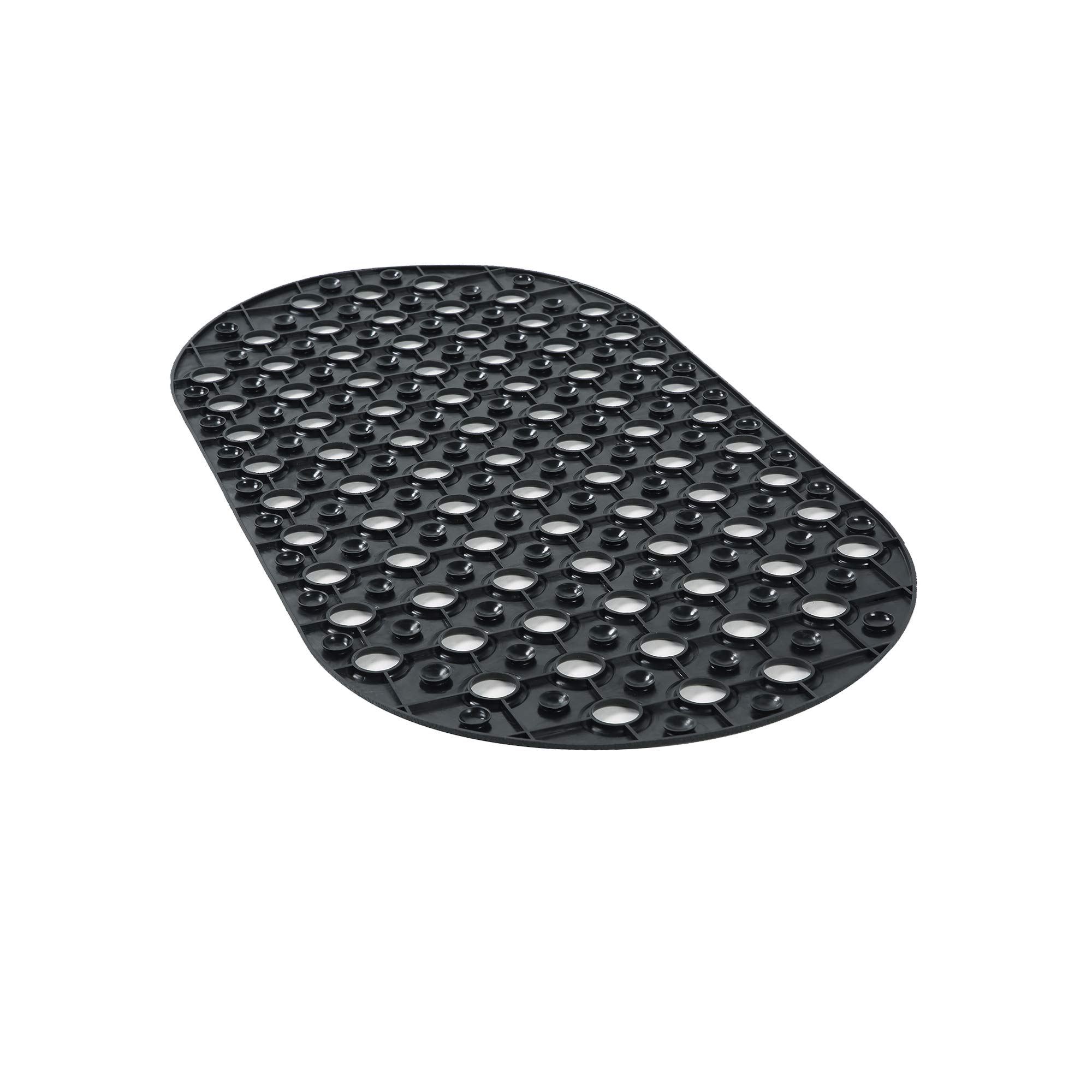 Non-Slip Shower Mat for Bathtub - 29 x 15 Inch Oval Bath Mat with Strong Suction Cups, Anti-Skid Bathroom Floor Mat for Elderly, Kids & Adults - Perfect for Wet Floors, Shower Safety & Bathtub Comfort